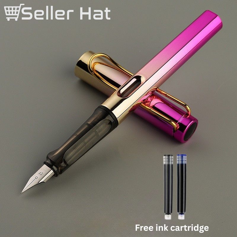 Premium Fountain Pen with Free Ink Cartridges