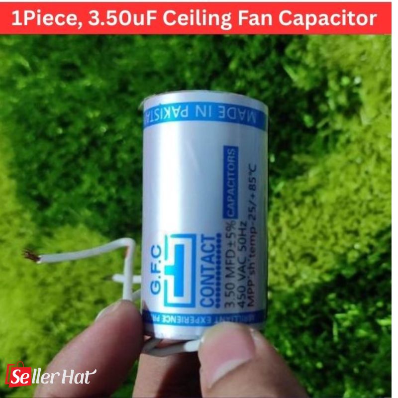 High-Performance 3.50 uF Ceiling Fan Capacitor with 1-Year Replacement Guarantee